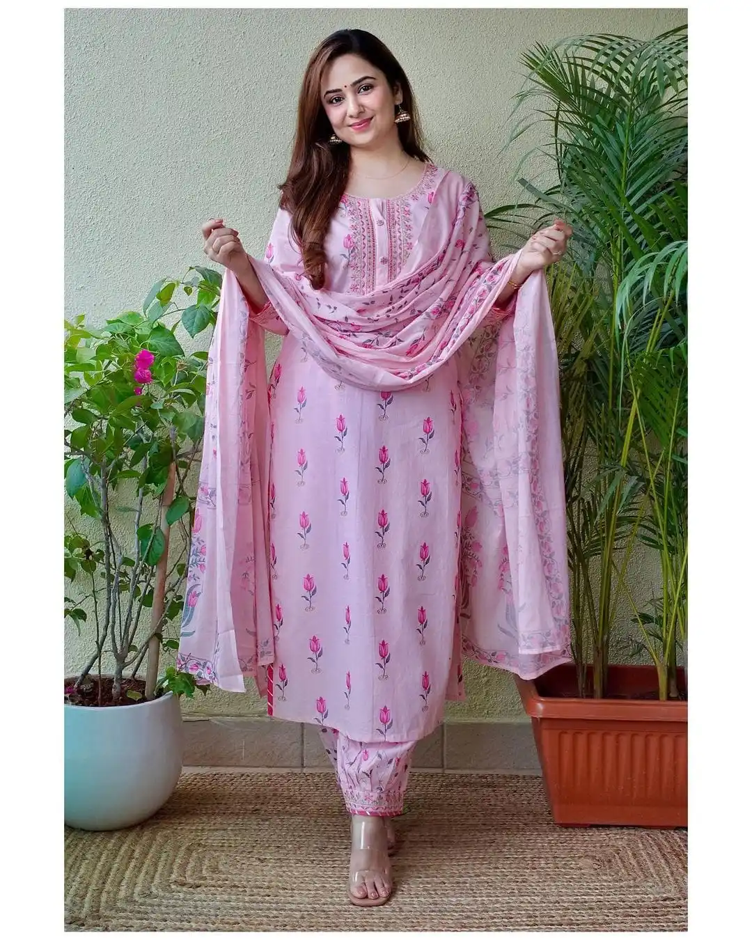 Cotton Floral Afghani Suit Set.png